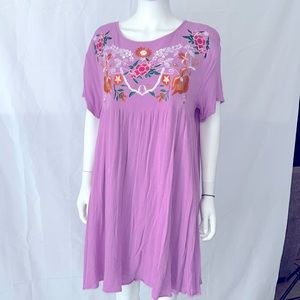 Lavender bohemian dress